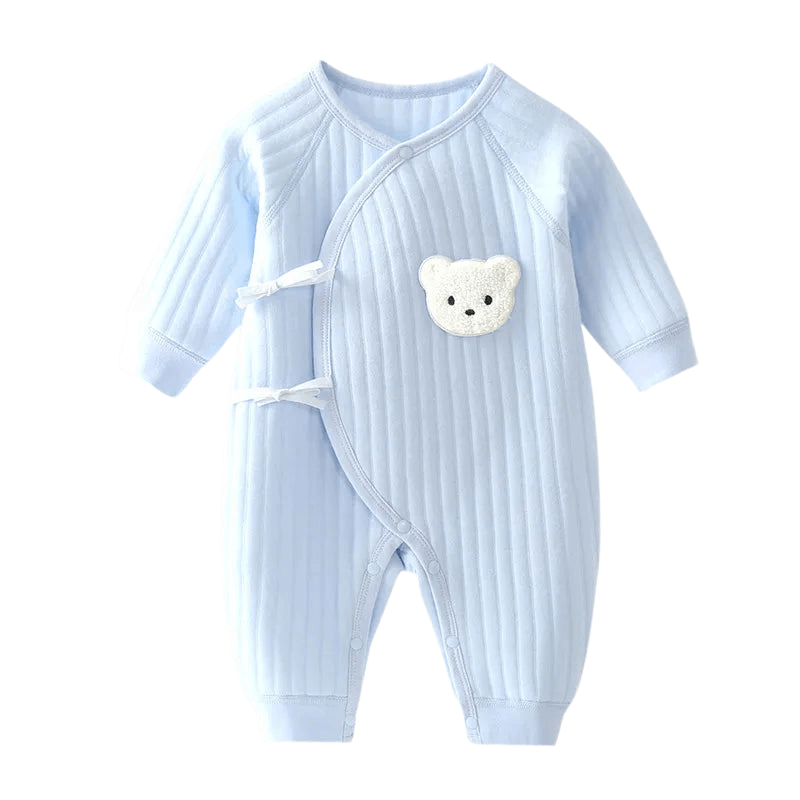 Macacão Pijama Ursinho Algodão - Masculino Bebê