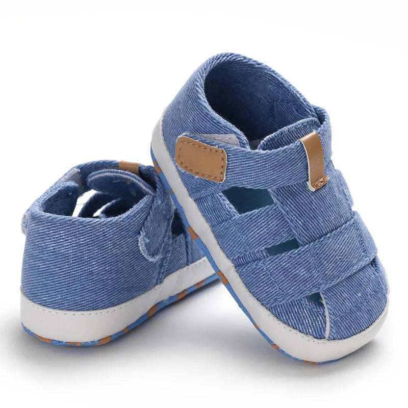 Sapato Infantil Papete com Velcro - Masculino Bebê