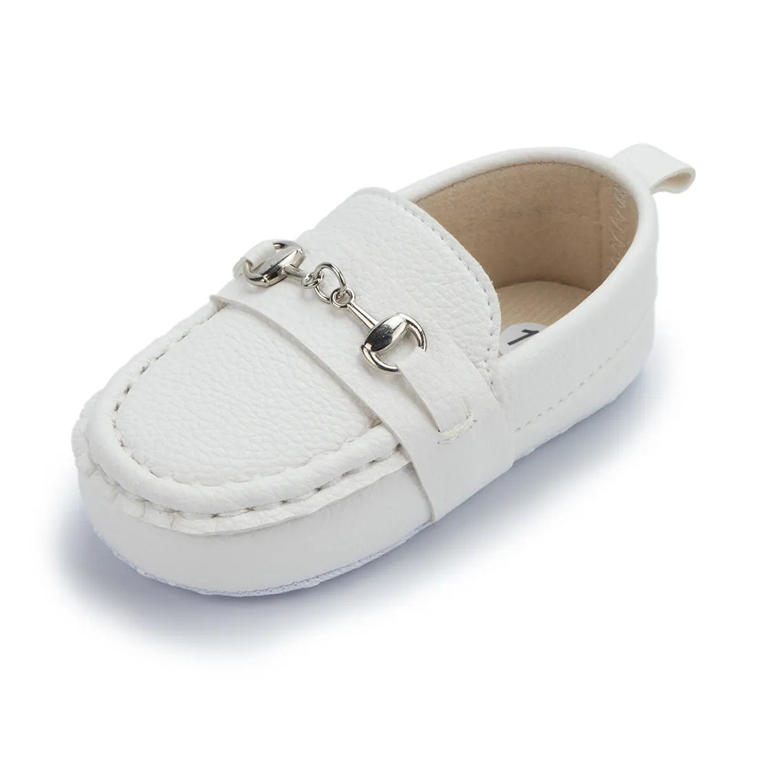 Sapato Mocassim Social Infantil Branco - Tesouro Baby